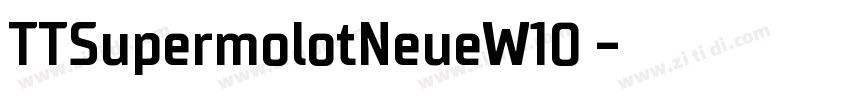 TTSupermolotNeueW10 字体转换